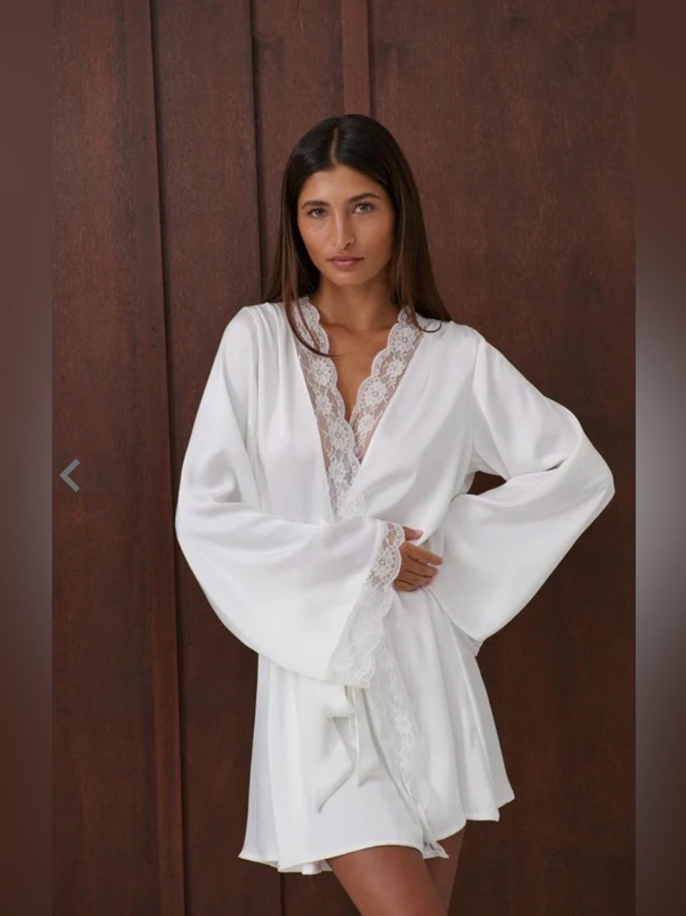 Kat the Label Sidney Ivory Robe